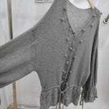 甘辛系ガールズ☆Vネックレースリボンニットカーディガン | 17kg | 詳細画像22