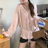 甘辛系ガールズ☆Vネックレースリボンニットカーディガン | 17kg | 詳細画像37