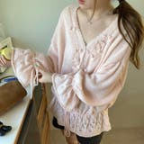 甘辛系ガールズ☆Vネックレースリボンニットカーディガン | 17kg | 詳細画像40