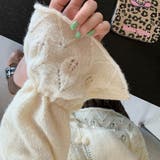 甘辛系ガールズ☆Vネックレースリボンニットカーディガン | 17kg | 詳細画像4