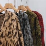 甘辛系ガールズ☆Vネックレオパード柄ニットカーディガン | 17kg | 詳細画像5 