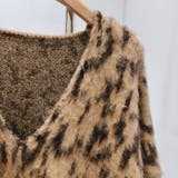 甘辛系ガールズ☆Vネックレオパード柄ニットカーディガン | 17kg | 詳細画像7 