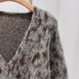 甘辛系ガールズ☆Vネックレオパード柄ニットカーディガン | 17kg | 詳細画像15 