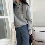 甘辛系ガールズ☆裏起毛襟付きスウェット | 17kg | 詳細画像5