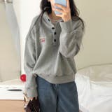 甘辛系ガールズ☆裏起毛襟付きスウェット | 17kg | 詳細画像3