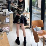 甘辛系ガールズ☆魅力的で大人可愛い配色ストライプ襟付きショートニットジャケット | 17kg | 詳細画像10