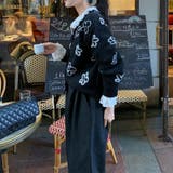 甘辛系ガールズ☆甘くて優しい花柄ジャカードニットカーディガン | 17kg | 詳細画像21