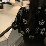 甘辛系ガールズ☆甘くて優しい花柄ジャカードニットカーディガン | 17kg | 詳細画像24