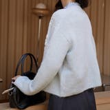 甘辛系ガールズ☆細見え重刺繍クルーネックウールニットカーディガン | 17kg | 詳細画像18