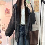 ゆるカワコーデ☆グレーショート丈 ニットカーディガン | 17kg | 詳細画像2
