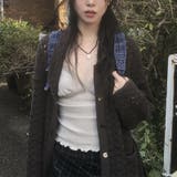 ゆるカワコーデ☆クロシェ編みニットカーディガン襟付き | 17kg | 詳細画像13
