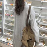 ゆるカワコーデ☆配色スタンドネックスウェットワンピース | 17kg | 詳細画像14
