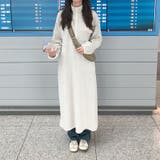ゆるカワコーデ☆配色スタンドネックスウェットワンピース | 17kg | 詳細画像21