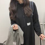 ゆるカワコーデ☆配色スタンドネックスウェットワンピース | 17kg | 詳細画像26