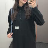 ゆるカワコーデ☆配色スタンドネックスウェットワンピース | 17kg | 詳細画像27