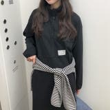 ゆるカワコーデ☆配色スタンドネックスウェットワンピース | 17kg | 詳細画像28