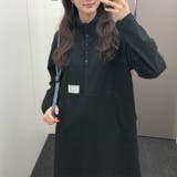 ゆるカワコーデ☆配色スタンドネックスウェットワンピース | 17kg | 詳細画像3