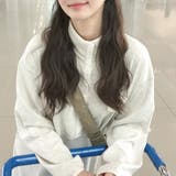 ゆるカワコーデ☆配色スタンドネックスウェットワンピース | 17kg | 詳細画像5