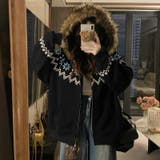 ゆるカワコーデ☆フェアアイル柄プリントフード付き裏起毛スウェット | 17kg | 詳細画像16 