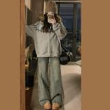ゆるカワコーデ☆フェアアイル柄プリントフード付き裏起毛スウェット | 17kg | 詳細画像19