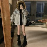 ゆるカワコーデ☆フェアアイル柄プリントフード付き裏起毛スウェット | 17kg | 詳細画像22
