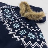 ゆるカワコーデ☆フェアアイル柄プリントフード付き裏起毛スウェット | 17kg | 詳細画像8 