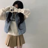 ブルー | ゆるカワコーデ☆中綿ベスト厚手ベスト | 17kg