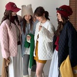 ゆるカワコーデ☆菱形キルティング中綿ジャケット | 17kg | 詳細画像14
