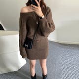 甘辛系ガールズ☆グリーンワンショルダー ニットミニワンピース | 17kg | 詳細画像8