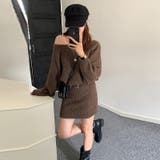 コーヒー(ベルト付き) | 甘辛系ガールズ☆グリーンワンショルダー ニットミニワンピース | 17kg