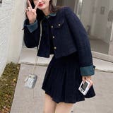 甘辛系ガールズ☆厚手ウール風セットアップ | 17kg | 詳細画像14 