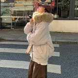 ユニセックス☆ミリタリー風ペアパーカーコート大毛襟 | 17kg | 詳細画像12