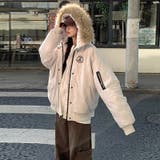 ユニセックス☆ミリタリー風ペアパーカーコート大毛襟 | 17kg | 詳細画像15