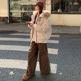 ユニセックス☆ミリタリー風ペアパーカーコート大毛襟 | 17kg | 詳細画像17