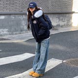 ユニセックス☆ミリタリー風ペアパーカーコート大毛襟 | 17kg | 詳細画像24