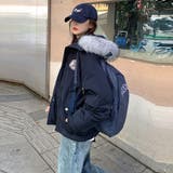 ユニセックス☆ミリタリー風ペアパーカーコート大毛襟 | 17kg | 詳細画像25