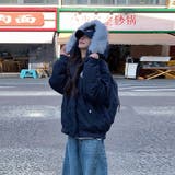ユニセックス☆ミリタリー風ペアパーカーコート大毛襟 | 17kg | 詳細画像27