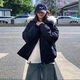 ユニセックス☆ミリタリー風ペアパーカーコート大毛襟 | 17kg | 詳細画像29