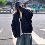 ネイビー | ユニセックス☆ミリタリー風ペアパーカーコート大毛襟 | 17kg