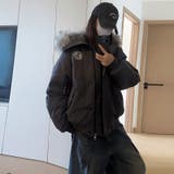 ユニセックス☆ミリタリー風ペアパーカーコート大毛襟 | 17kg | 詳細画像33