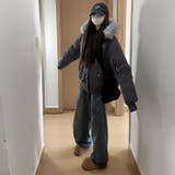 ユニセックス☆ミリタリー風ペアパーカーコート大毛襟 | 17kg | 詳細画像35