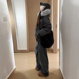 ユニセックス☆ミリタリー風ペアパーカーコート大毛襟 | 17kg | 詳細画像37