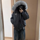 ユニセックス☆ミリタリー風ペアパーカーコート大毛襟 | 17kg | 詳細画像39