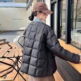 ユニセックス☆デニム襟切替 中綿ショートジャケット | 17kg | 詳細画像23