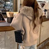 甘辛系ガールズ☆大毛襟付き ニットカーディガン | 17kg | 詳細画像1 