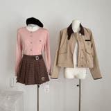 甘辛系ガールズ☆チェックジャケット+スカート ショートセットアップ | 17kg | 詳細画像23