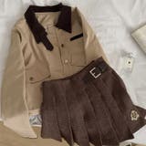 甘辛系ガールズ☆チェックジャケット+スカート ショートセットアップ | 17kg | 詳細画像4