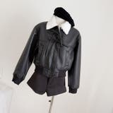 甘辛系ガールズ☆レザージャケット ムートンライダースアウター | 17kg | 詳細画像2 