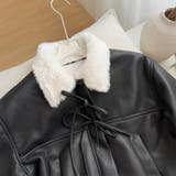 甘辛系ガールズ☆レザージャケット ムートンライダースアウター | 17kg | 詳細画像8 