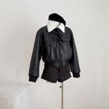 甘辛系ガールズ☆レザージャケット ムートンライダースアウター | 17kg | 詳細画像6 